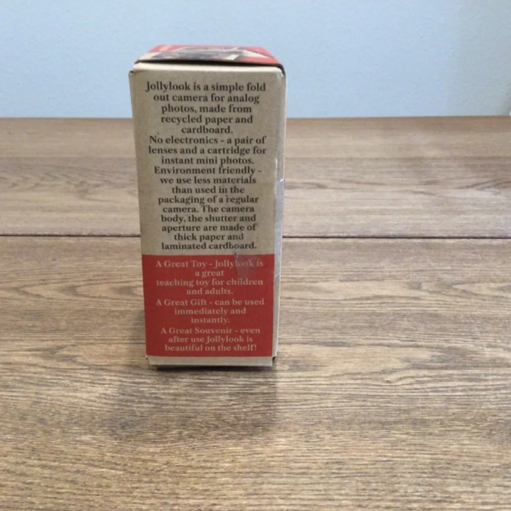 JollyLook Instant Instax Folding Camera Made from Recycled Cardboard